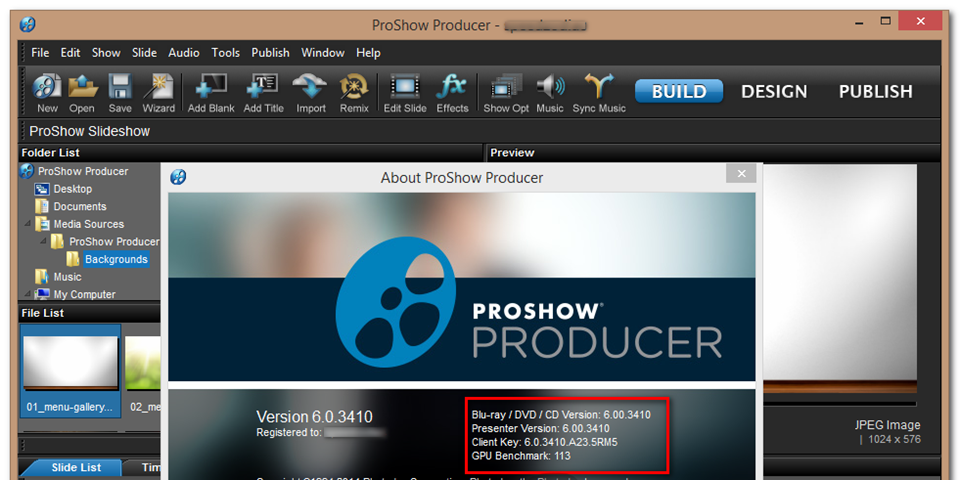 Phần mềm ProShow Producer 6.0