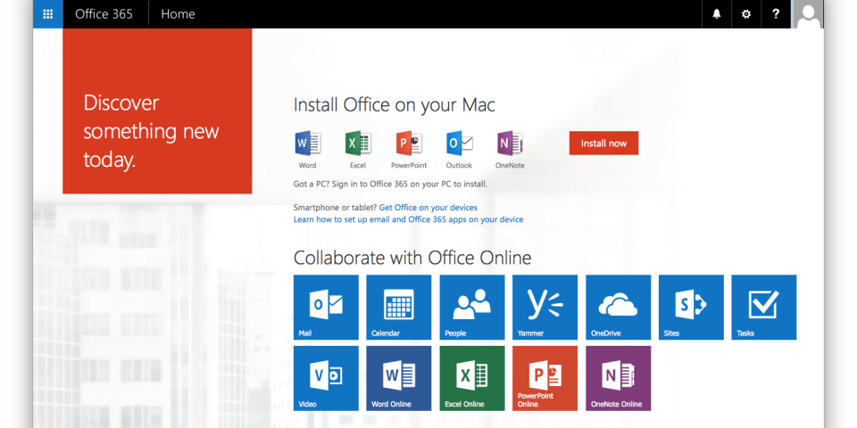 Giới thiệu Microsoft Office Windows 10