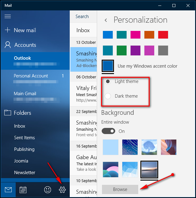 Hướng dẫn sử dụng ứng Mail trên Windows 10 3