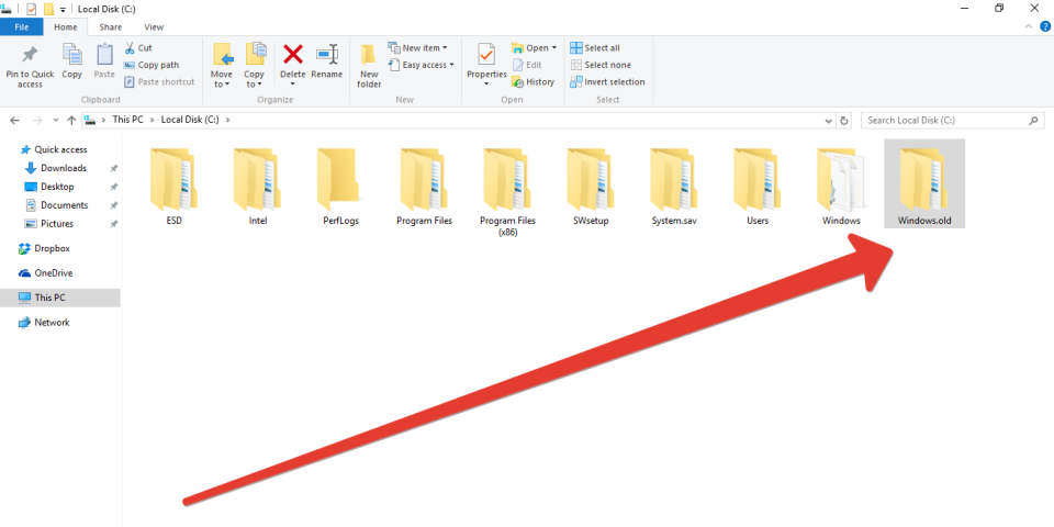 File window.old là gì và tại sao lại có file này trên máy tính?