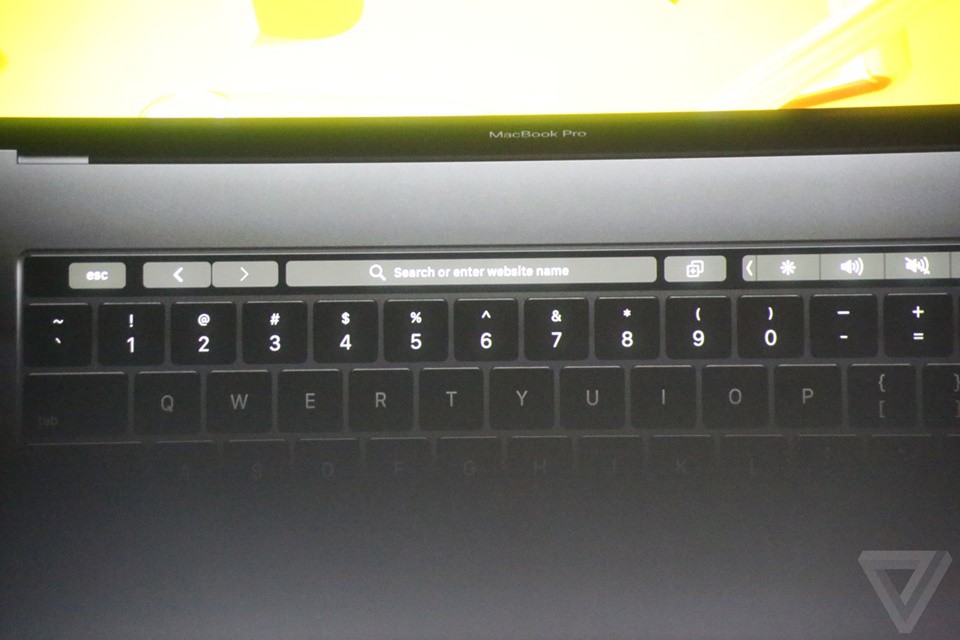 Touch Bar của Macbook Pro mới 5