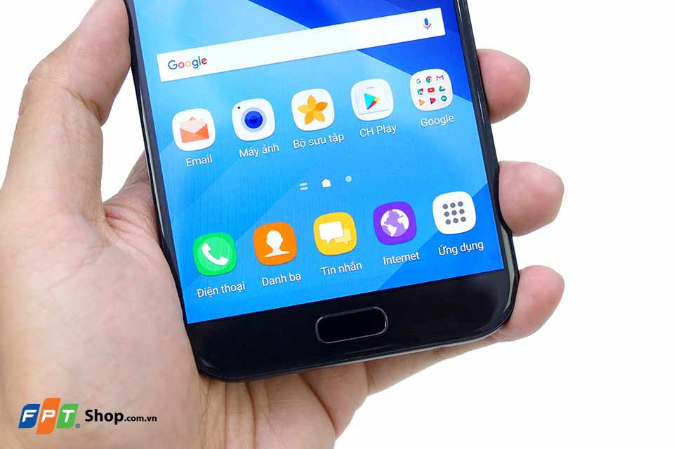 Samsung Galaxy A 2017 được tích hợp cảm biến vân tay 1 chạm