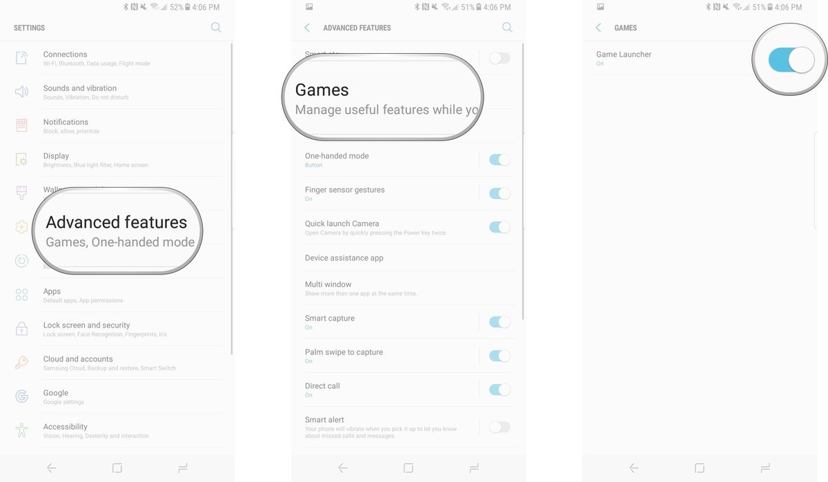 Hướng dẫn sử dụng Game Laucher trên Galaxy S8