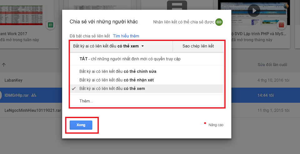 cách tạo link download trực tiếp từ Google Driver