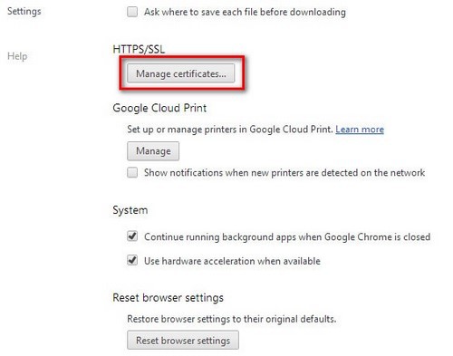 Cách khắc phục lỗi chứng chỉ bảo mật trong Google Chrome 3