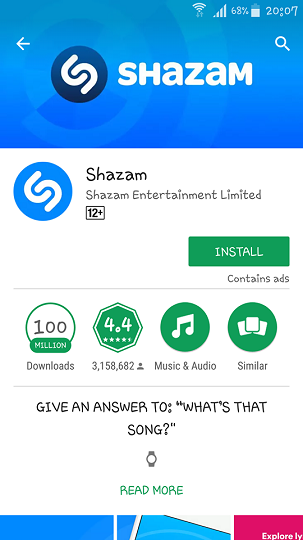 hướng dẫn cách sử dụng Shazam