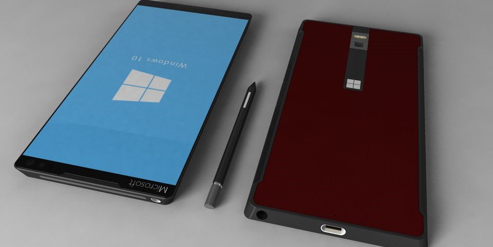 Chiêm ngưỡng Surface Phone với viền cạnh màn hình siêu mỏng, có S Pen, camera Pureview Zeiss 20MP