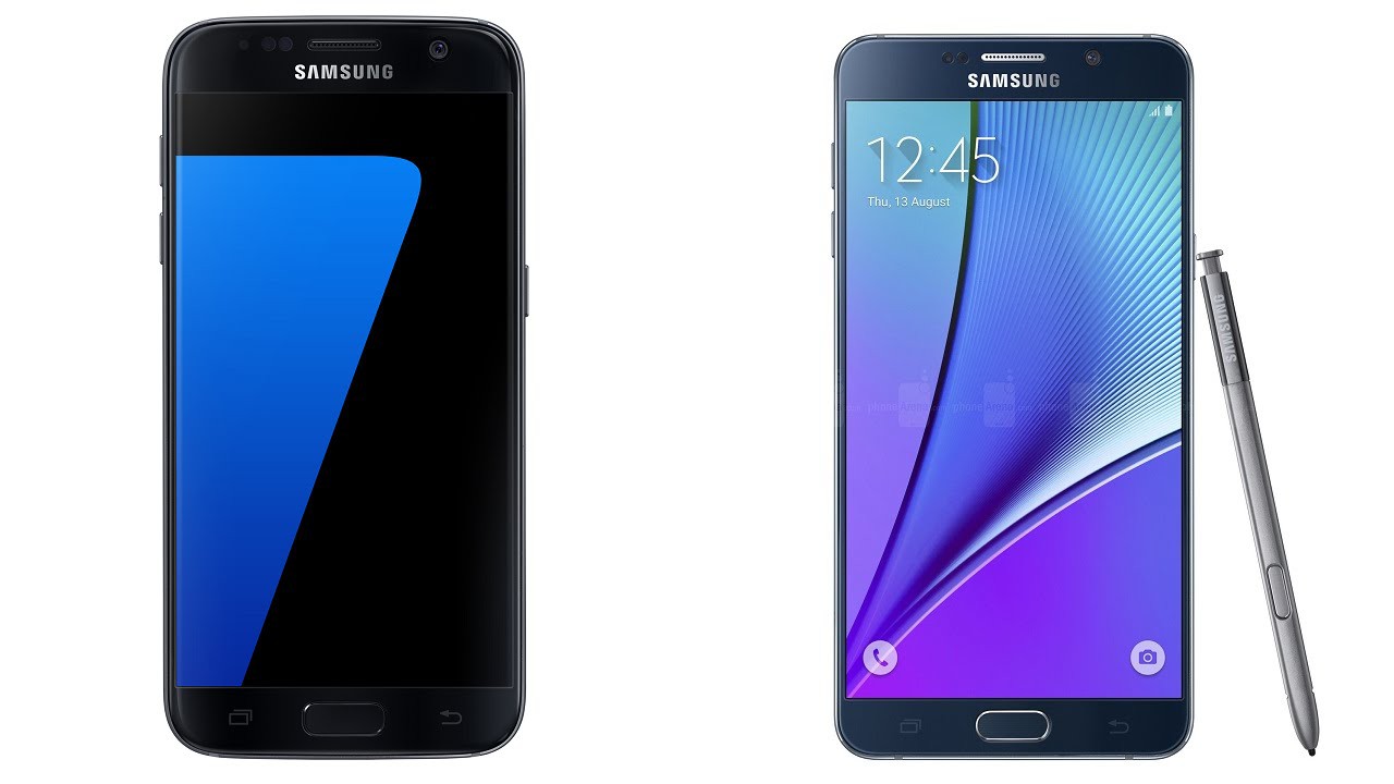 Bộ đôi siêu phẩm Galaxy S7 và Galaxy Note 5 bằng giá nhau, nên mua smartphone nào?