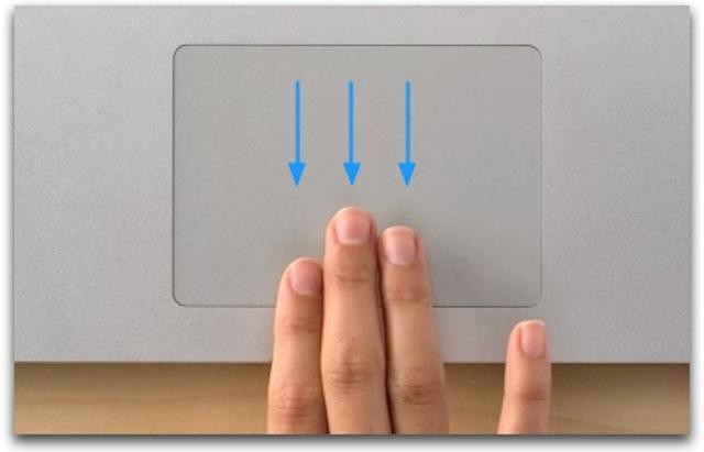 Các thao tác Touchpad trên Macbook – Xem các cửa sổ đang mở của cùng 1 ứng dụng