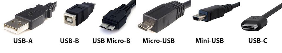 Một số loại cổng USB thông dụng