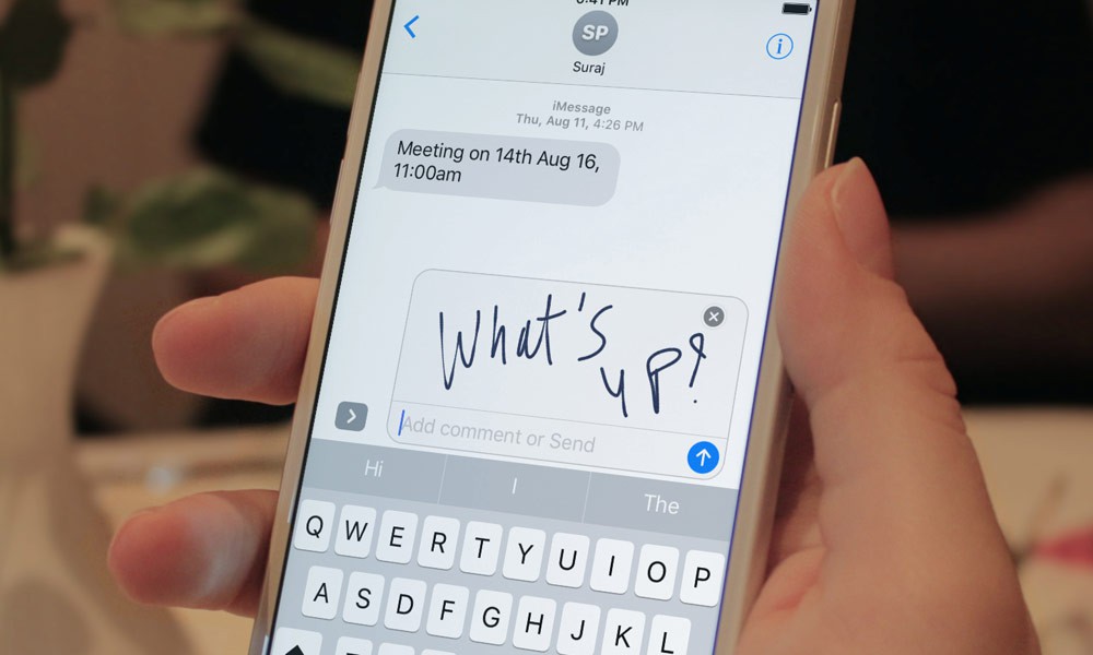 Hướng dẫn tạo và gửi tin nhắn viết tay trên iOS 10 cho iPhone, iPad
