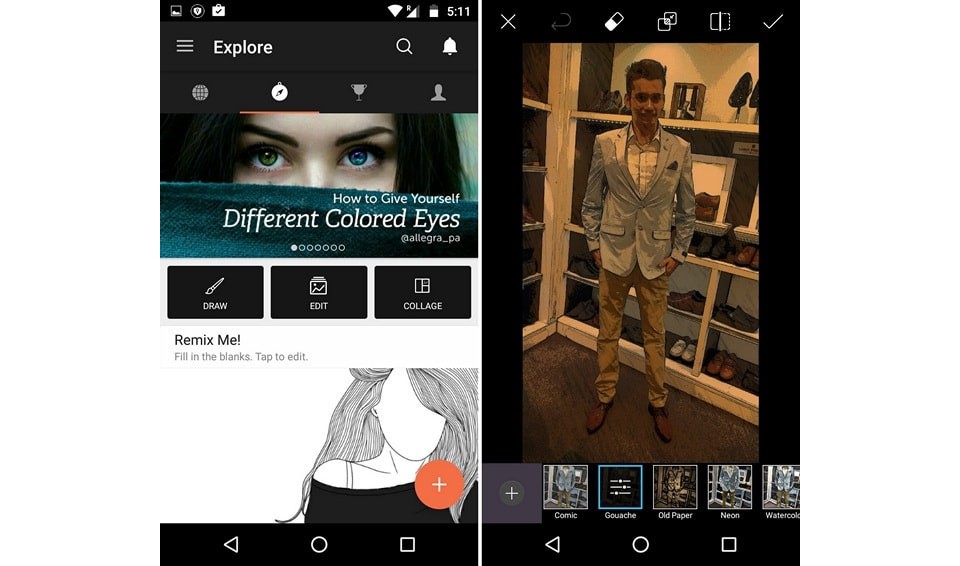 3 ứng dụng giống Prisma dành cho người dùng Android