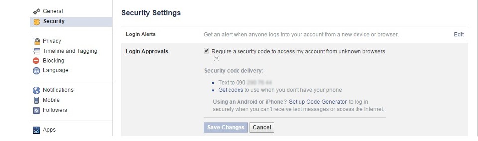 Cách tạo mật khẩu 2 lớp cho tài khoản Facebook
