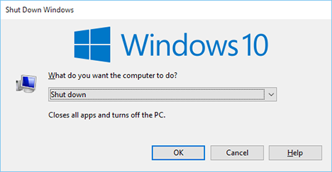 Những cách tắt máy nhanh trên Windows