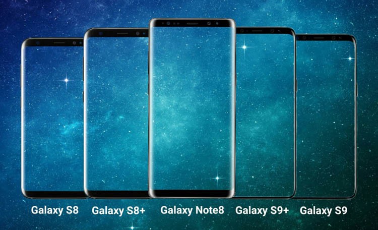 Viền màn hình trên bộ đôi Galaxy S9/S9+