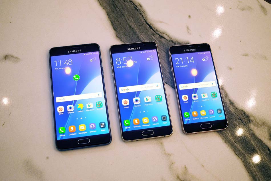 Smartphone tầm trung của Samsung có Infinity Display