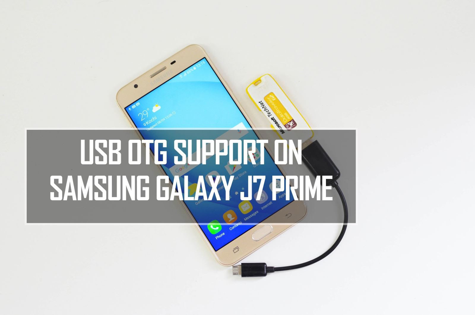 Cáp OTG cho Samsung Galaxy J7 Prime