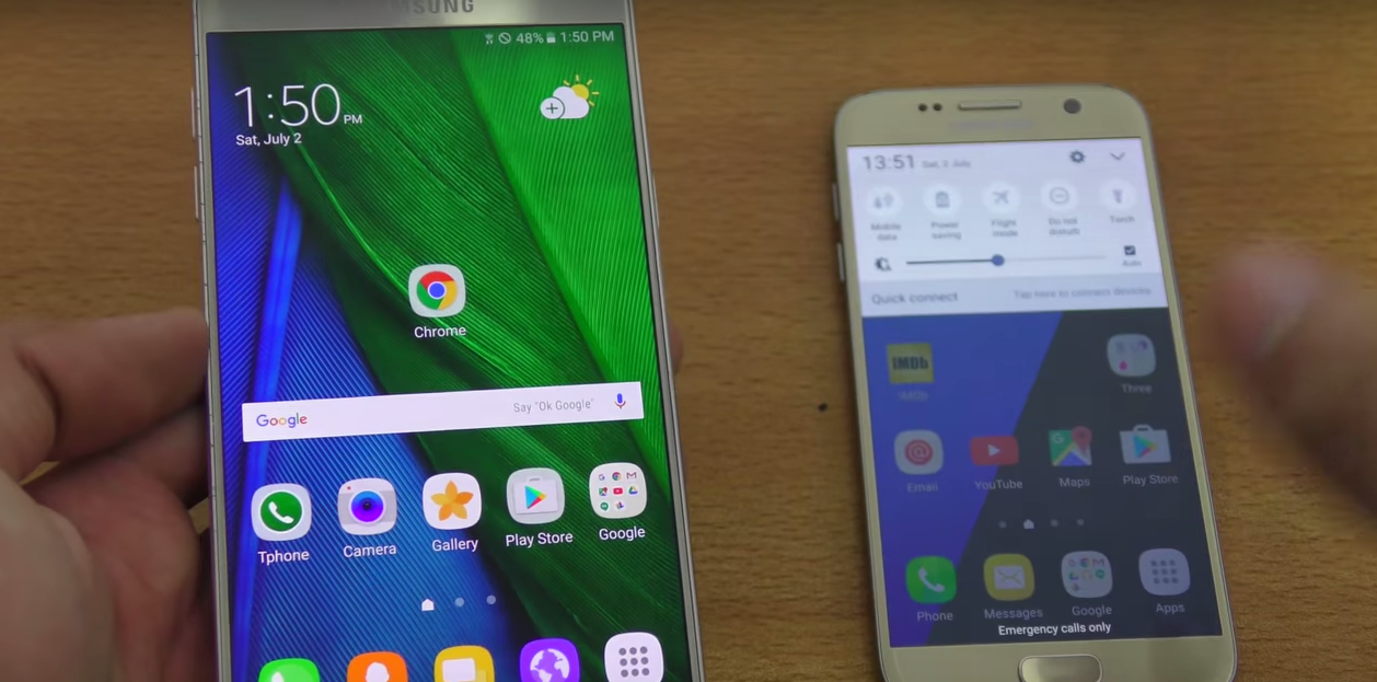 [Video] So sánh giao diện Galaxy Note 7 với Galaxy S7