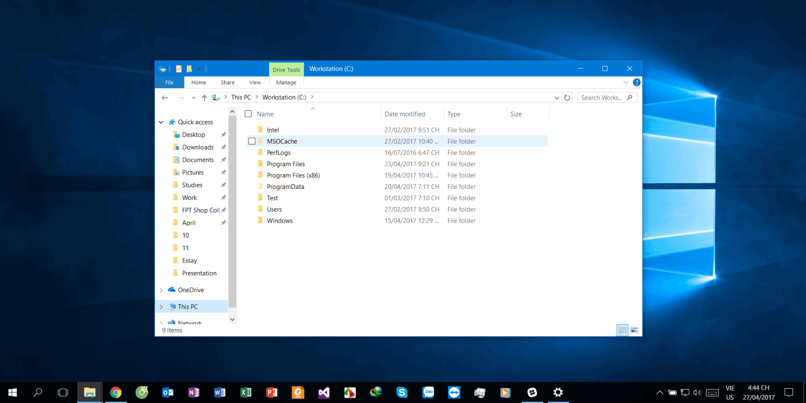 Mẹo ẩn và hiện file hoặc folder trên Windows 10 - Ảnh 1