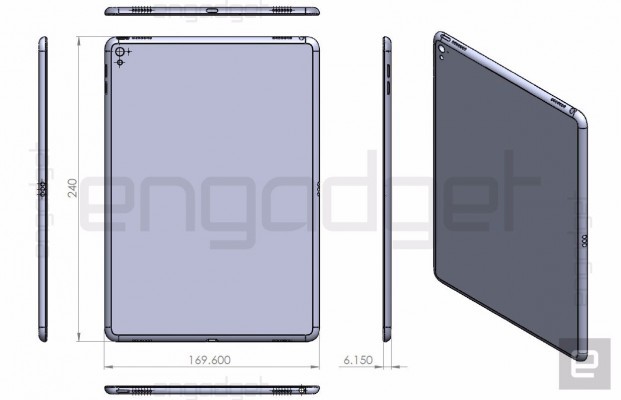 Thiết kế chi tiết iPad Air 3 được cung cấp bởi Engadget