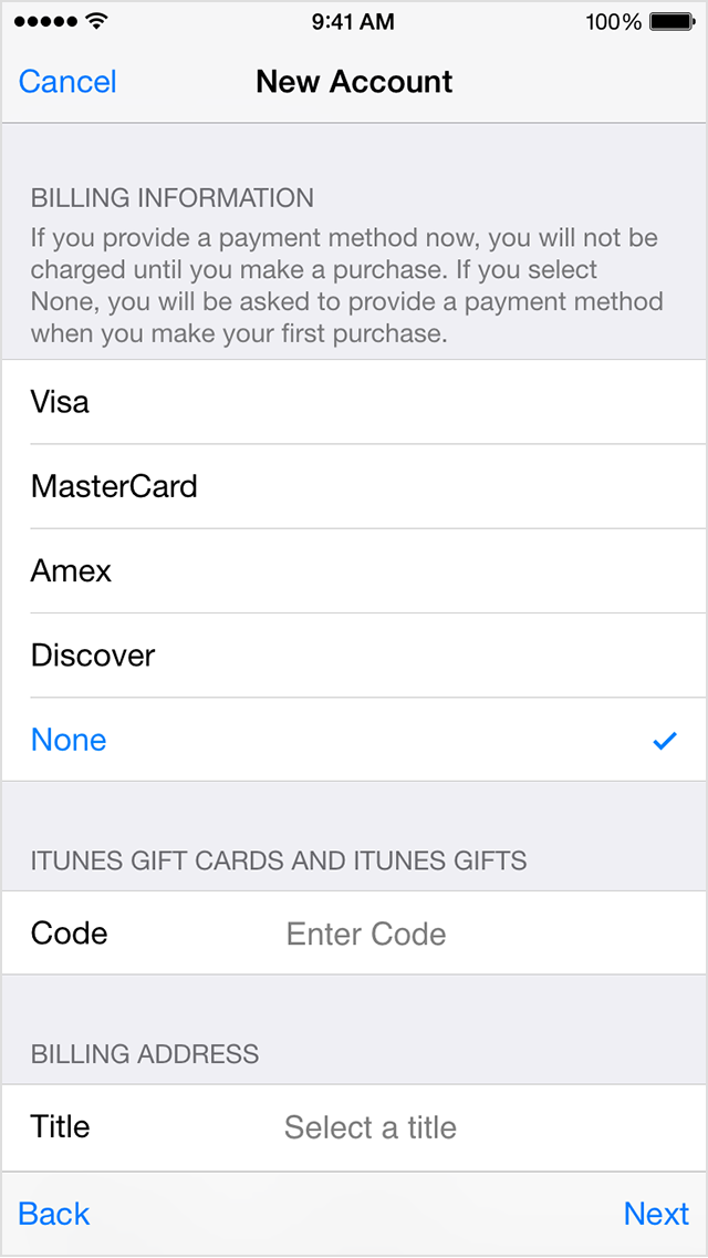Thay đổi thông tin thanh toán Apple ID