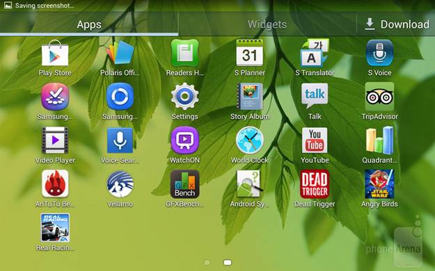 phần mềm Lenovo Yoga Tab 8 và Samsung Galaxy Tab 3