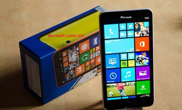 Thiết kế của Microsoft Lumia 535 không khác gì so với các thiết bị Lumia trước đó