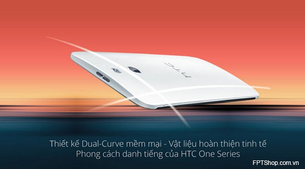 Thiết kế độc đáo và cao cấp từ lớp vỏ nhựa của HTC One E8 Dual