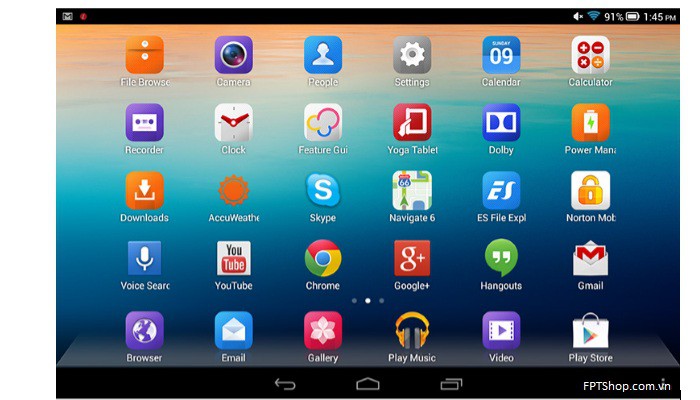 Yoga Tab 8 đã được Lenovo cho nâng cấp lên hệ điều hành Android 4.4 KitKat