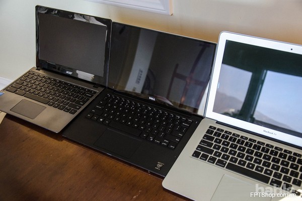 kích thước và màn hình laptop