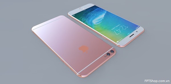 iPhone 6S trong màu máy vàng hồng