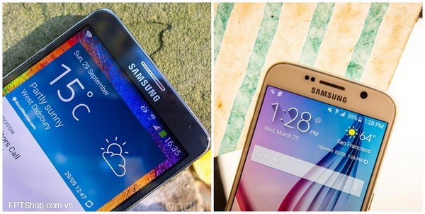 Máy ảnh trên Galaxy S6 được nâng cấp đáng kể so với Galaxy Note 3