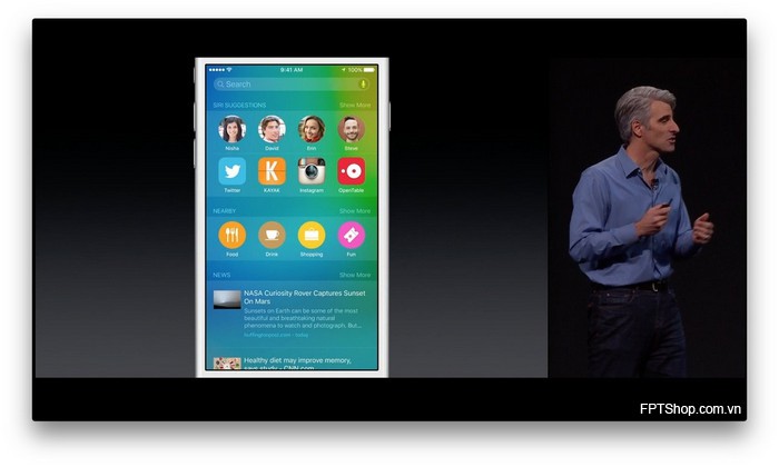 Siri và tìm kiếm trên iOS 9