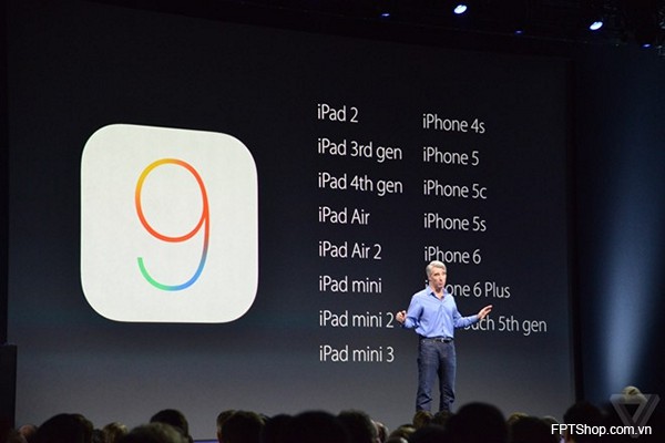iOS 9 khôi phục lại ứng dụng khi cập nhật xong