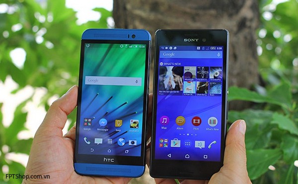 HTC One E8 và Xperia M4 Aqua
