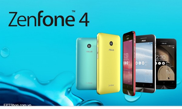 Zenfone 4 với thiết kế trẻ trung và đầy sức mạnh