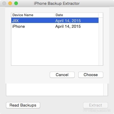 iPhone Backup Extractor 
