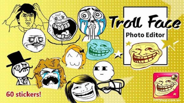 Ứng dụng Trollface Photo Editor Pro