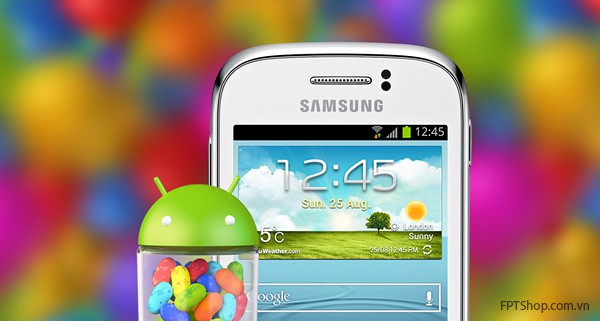 Samsung Galaxy Young chạy nền tảng Android 4.1 Jelly Bean đầy thú vị