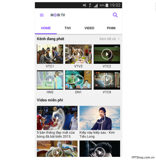 Ứng dụng MobiTV – tiện ích mới cho người sử dụng