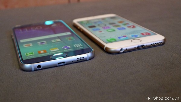 iPhone 6 và Samsung Galaxy S6
