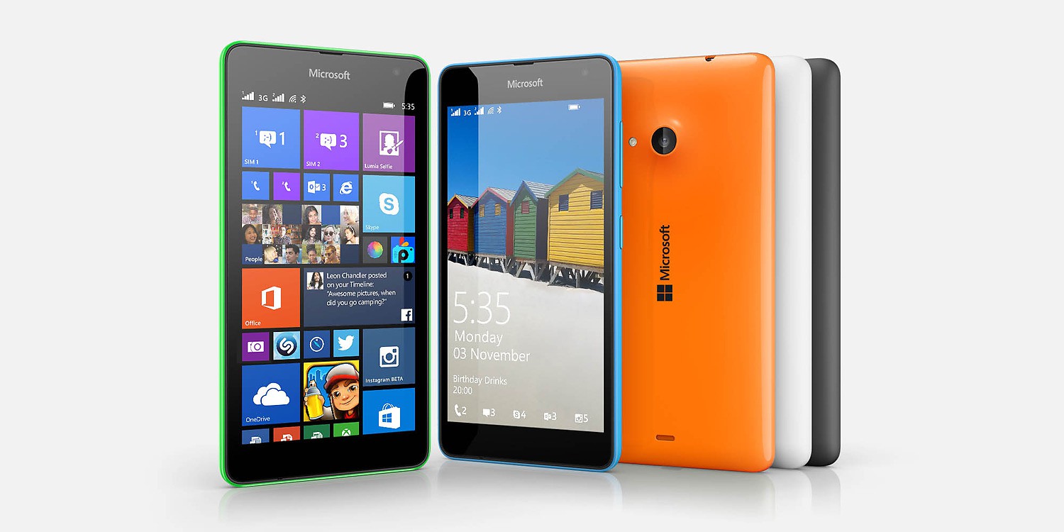 Thiết kế của Microsoft Lumia 535
