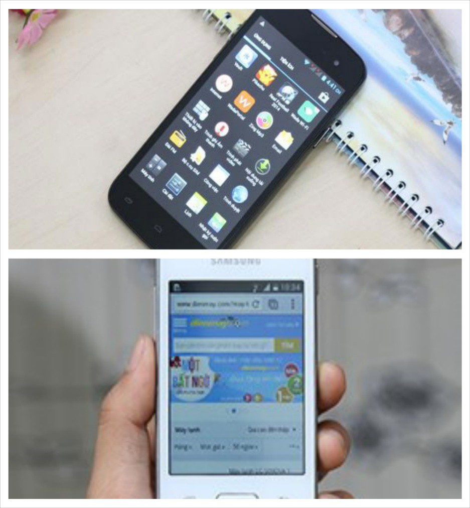 Touch Bean 452C và Galaxy Pocket 2