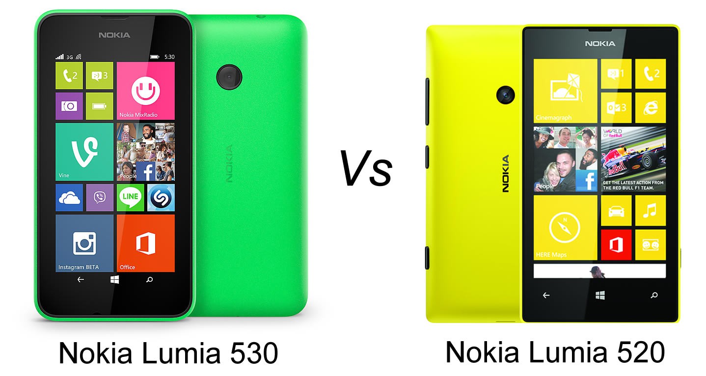 Lumia 530 và Lumia 520