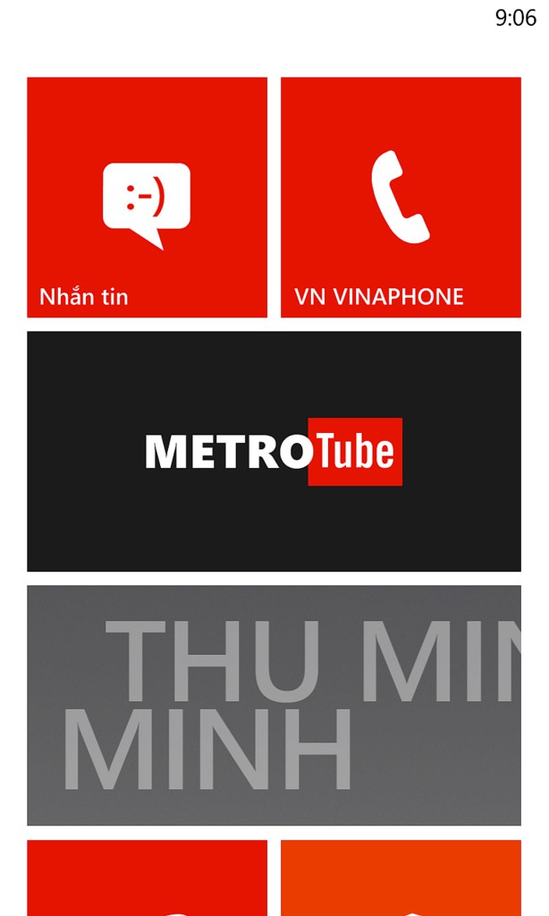 Ứng dụng MetroTube