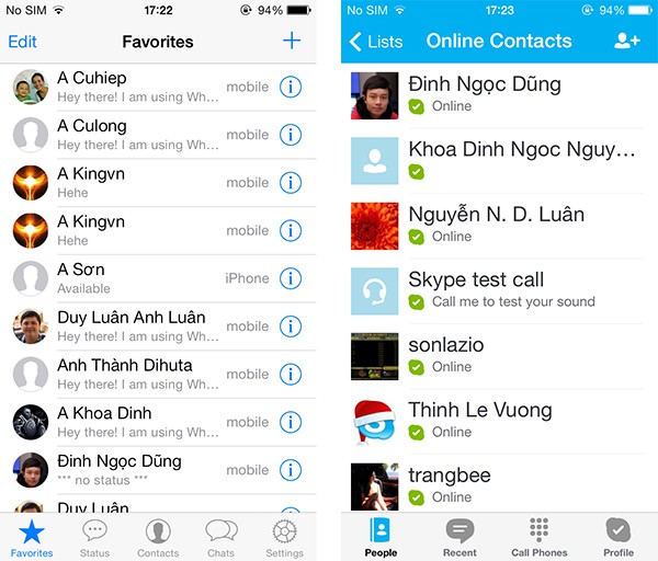 Ứng dụng chat OTT Viber & Skype