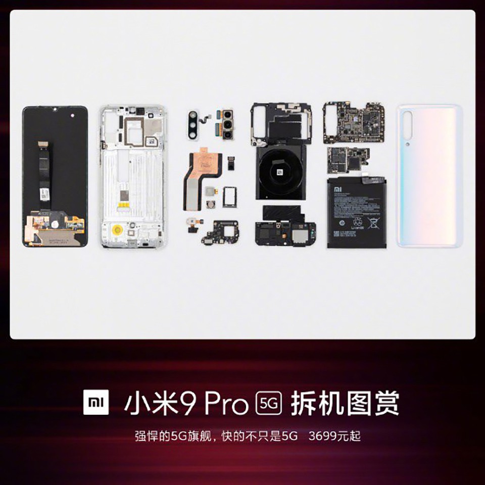 Mổ bụng Xiaomi Mi 9 Pro 5G (ảnh 5)