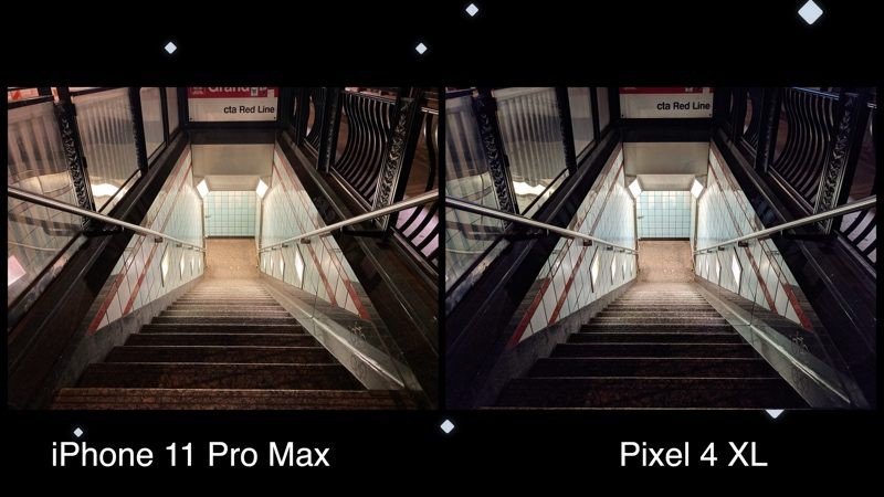 so sánh camera Google Pixel 4XL với iPhone 11 Pro Max