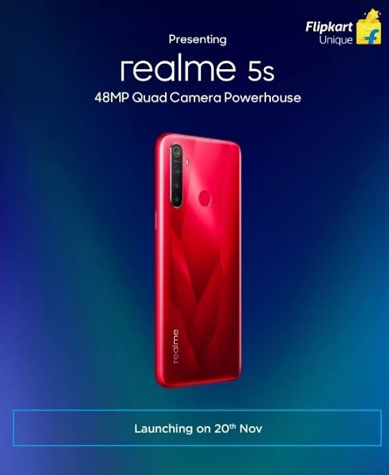 Realme 5s sẽ ra mắt ngày 20/11 (ảnh 1)
