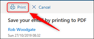 Cách để lưu email về máy tính